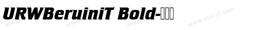 URWBeruiniT Bold字体转换